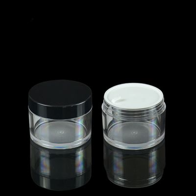 55mm 100ml PETG कॉस्मेटिक जार क्रीम जार पैकेजिंग लेबलिंग