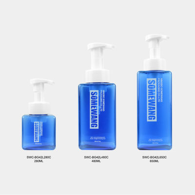 40ML 60ML 80ML PETG पंप सीरम कॉस्मेटिक फोम बोतल स्किनकेयर कंटेनर