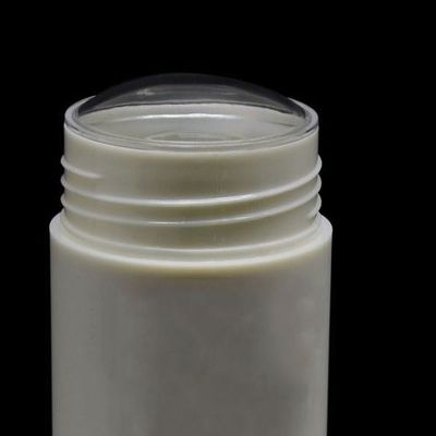 50ml पीपी गोल डिओडोरेंट स्टिक बोतल 43MM बड़ी मात्रा खाली कॉस्मेटिक कंटेनर