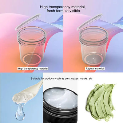 लॉक फ्लिप कैप के साथ 8oz 16oz 20oz खाली प्लास्टिक पीपी कॉस्मेटिक क्रीम जार पैकेजिंग