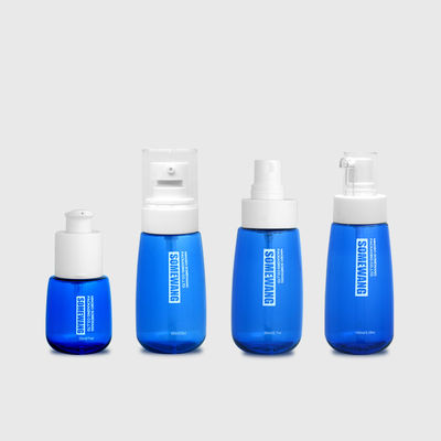 30ml 60ml 80ml 100ml खाली प्लास्टिक PETG कॉस्मेटिक पैकेजिंग सेट PETG शावर जेल बोतल